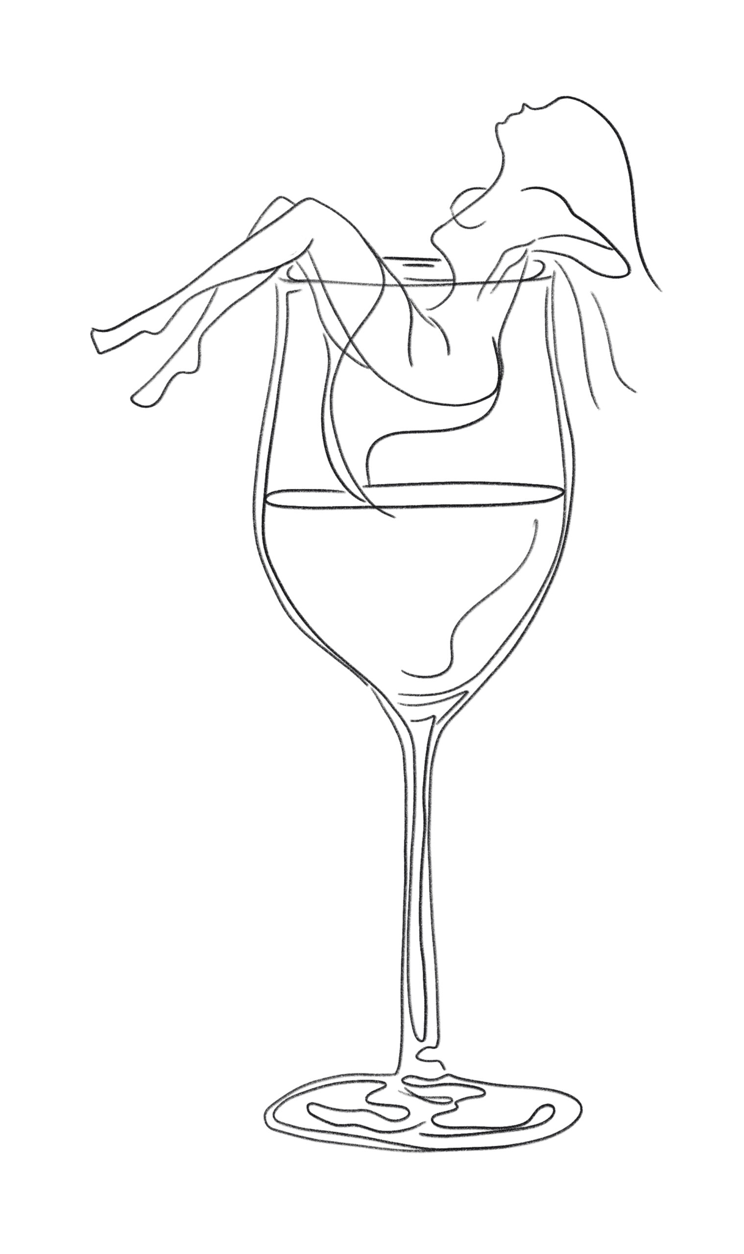woman in wineglass lebeau19